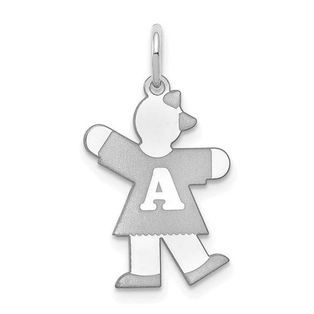 14K Alphabet Girl - 14K Yellow Gold