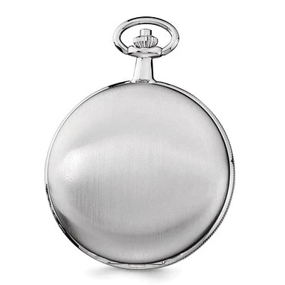 Charles Hubert Chrome Finish White Dial Pocket Watch