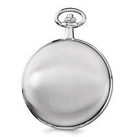 Charles Hubert Chrome Finish White Dial Pocket Watch