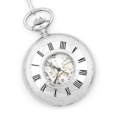 Charles Hubert Polished Brass Window Cover Pocket Watch