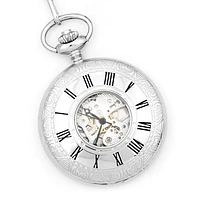 Charles Hubert Polished Brass Window Cover Pocket Watch