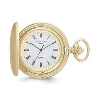 Charles Hubert Gold Finish White Dial Pocket Watch