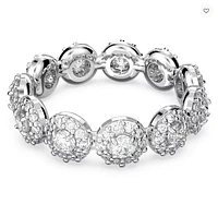 Swarovski Constella Ring Pavé, White, Rhodium plated