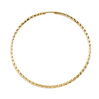 10K Gold 60mm Sleeper/Keeper/Hoop Earrings
