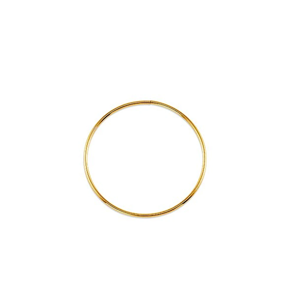 10K Gold 30mm Sleeper/Keeper/Hoop Earrings