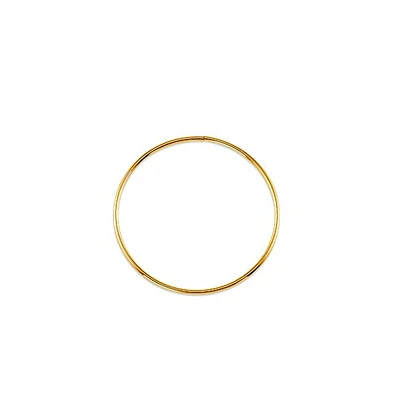 10K Gold 30mm Sleeper/Keeper/Hoop Earrings