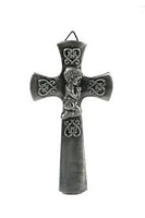 Praying Boy Pewter Cross