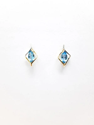 Blue Topaz Earrings