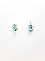 Blue Topaz Earrings