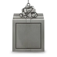 Pewter Gift Package Engraveable Ornament