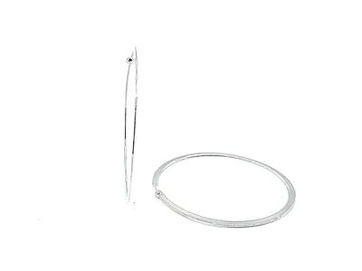 Sterling Silver Hoop Earrings 50mm