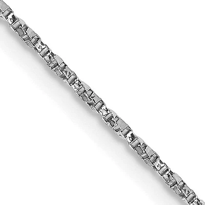 14K Gold 1.0mm Fancy Twisted Box Link Chain - /