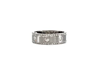 14K White Gold 0.28cttw Diamond Band - Size 6.5
