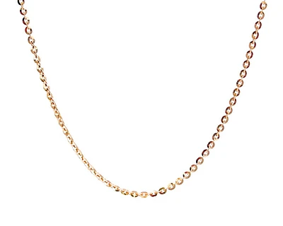 10K Rose Gold 0.70mm Rolo Chain