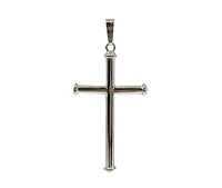 925 Sterling Silver Cross Pendant - 48mm x 23mm