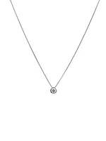 Diamond Solitaire Necklace