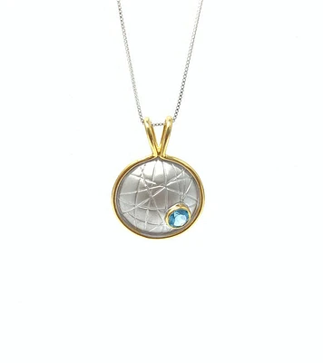 Blue Topaz Pendant