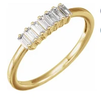 14K White 1/3 CTW Lab-Grown Diamond Ring - 10K Gold