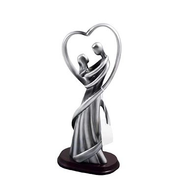 Antique Silver Lover Figurine