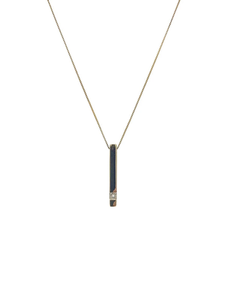 Gold and Diamond Necklace
