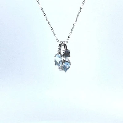 Aquamarine & Blue Topaz Pendant