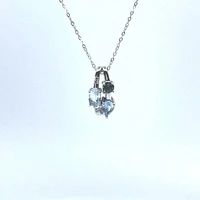 Aquamarine & Blue Topaz Pendant