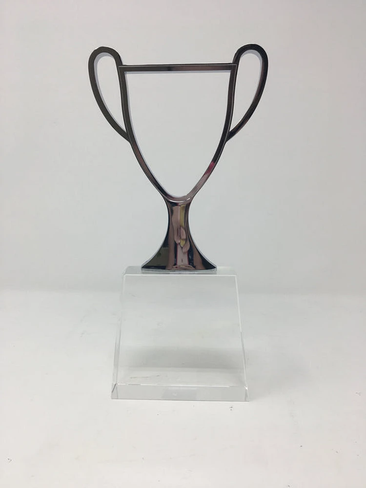 Trophy Outline with Glass Bottom