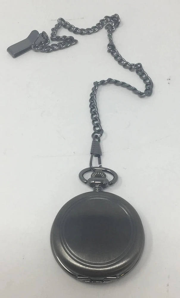 Gun Metal Pocket Watch