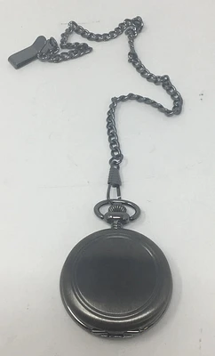 Gun Metal Pocket Watch