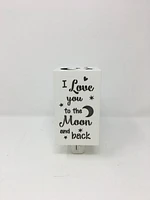 LED Nightlight - Moon & Back