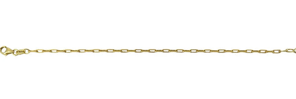 10K Yellow Gold Bracelet, 6.0-6.5"