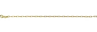 10K Yellow Gold Bracelet, 6.0-6.5"