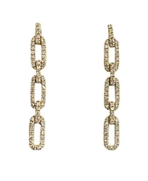14K Yellow Gold 0.33cttw Diamond Dangle Earrings