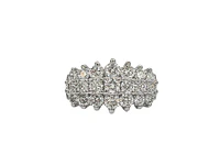 14K White Gold 2.60cttw Diamond Band - Size 6.5