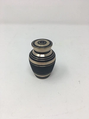 Black & Gold Keepsake Urn