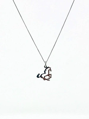 Diamond Horse Pendant