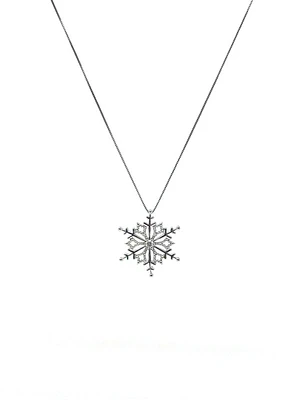 Diamond Snowflake Pendant