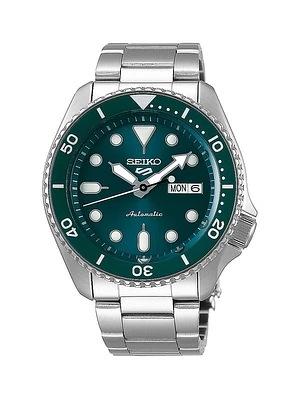 Seiko 5 Sports Sports Stainless Steel Automatic Watch SRPD61K1F - Shipping Immediately