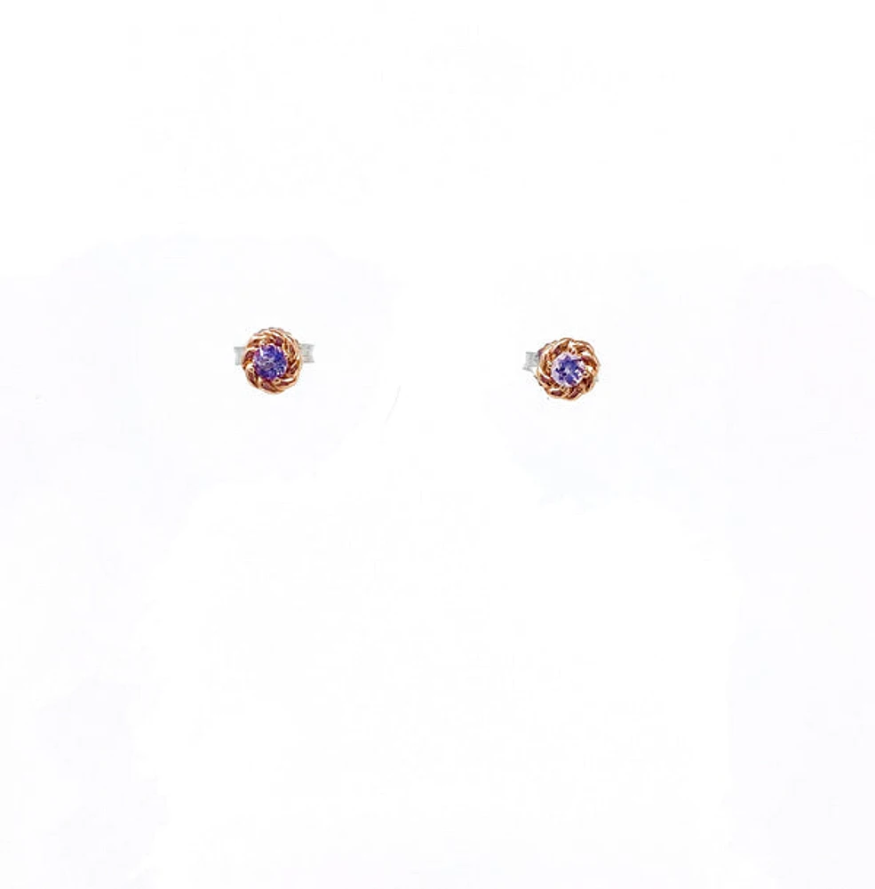 Amethyst earrings
