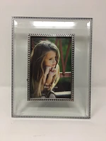 4x6 Glass Frame with Silver Trim