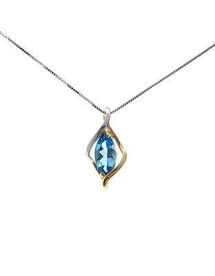 Blue Topaz Pendant