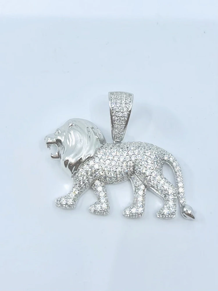 Sterling Silver Lion Charm
