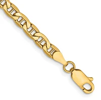 10K Yellow 3.2mm Semi Solid Anchor Chain