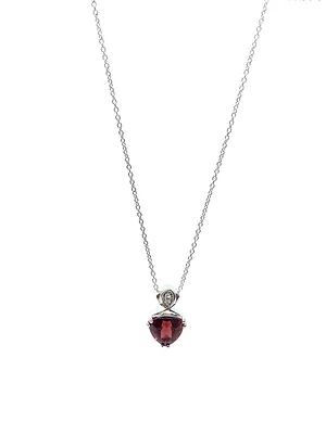 Garnet & Diamond Pendant