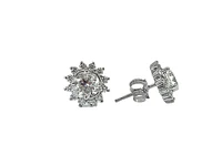 14K White Gold 2.63cttw Diamond Stud Earrings
