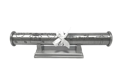 Baptism Certificate Tube & Stand (sold separately) 