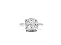 14K White Gold 0.52cttW Diamond Ring