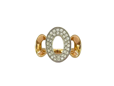 14K Rose Gold 0.31cttw Diamond Ring, Size 7