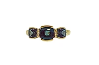 10K Yellow Gold 2.00cttw Created Alexandrite Ring, size 7