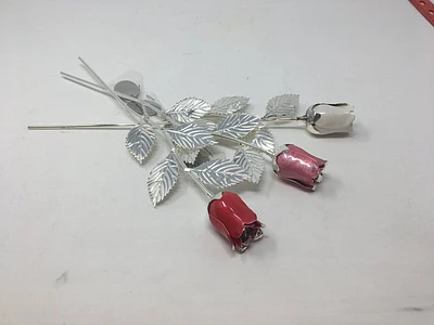 Silver Plated Roses (sold separately)